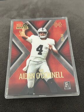 2023 Wild Card MATTE Rookie - X-Plode Aidan O'Connell #MXP-AO 99/100